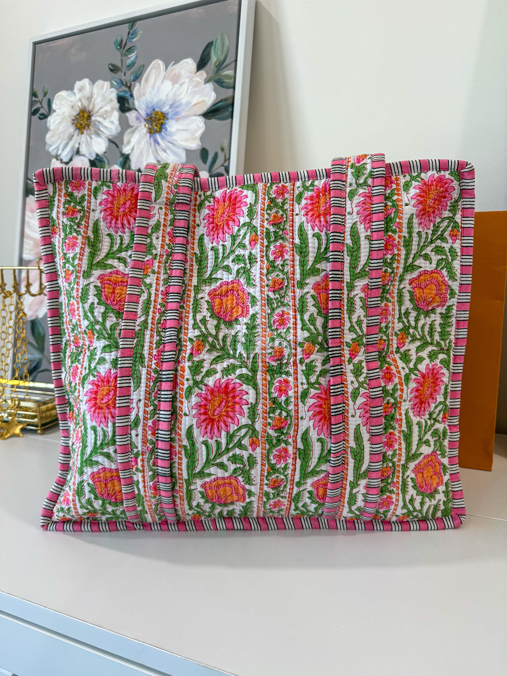 Blush Garden Tote