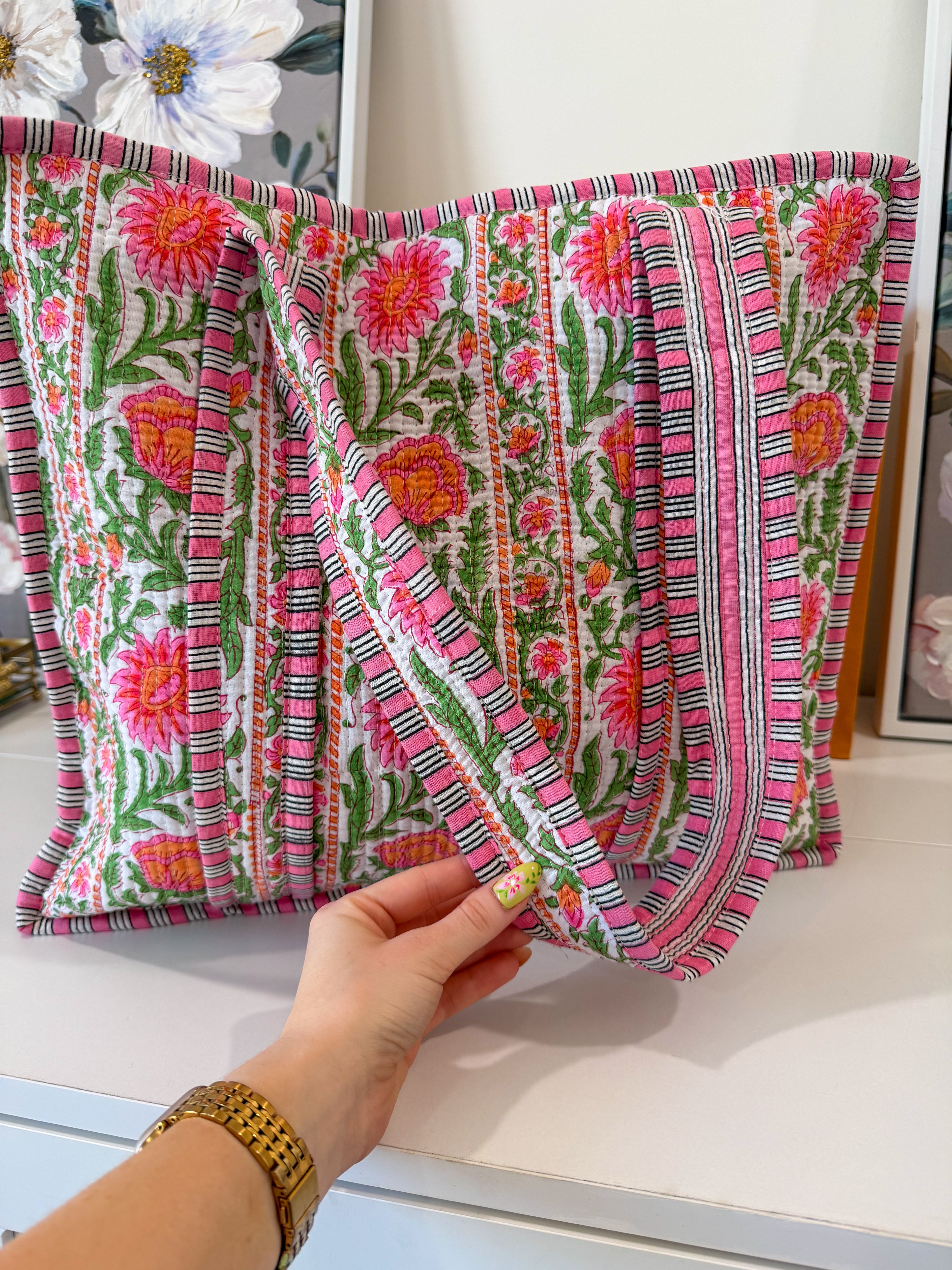 Blush Garden Tote