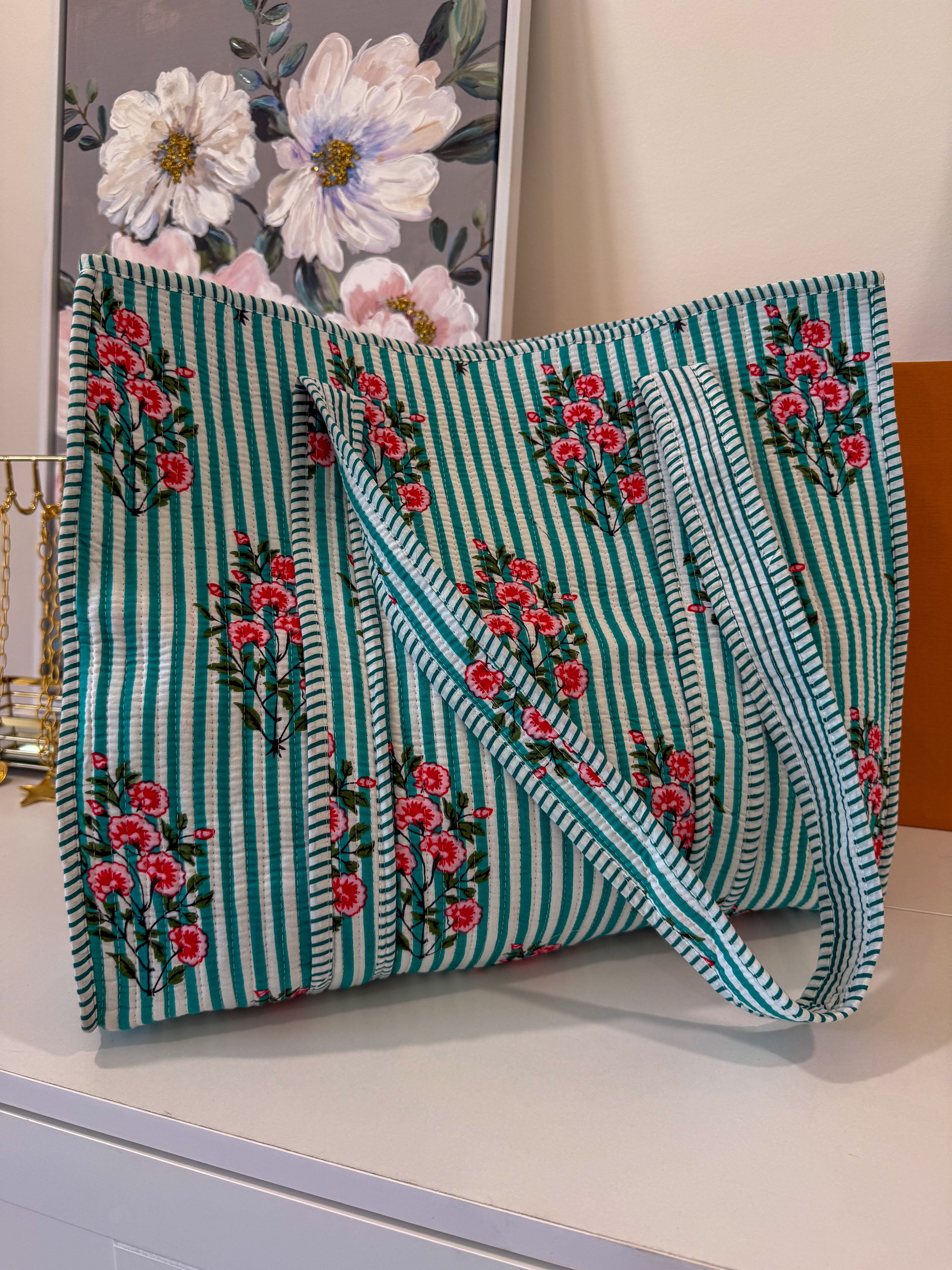 Seaside Bloom Tote