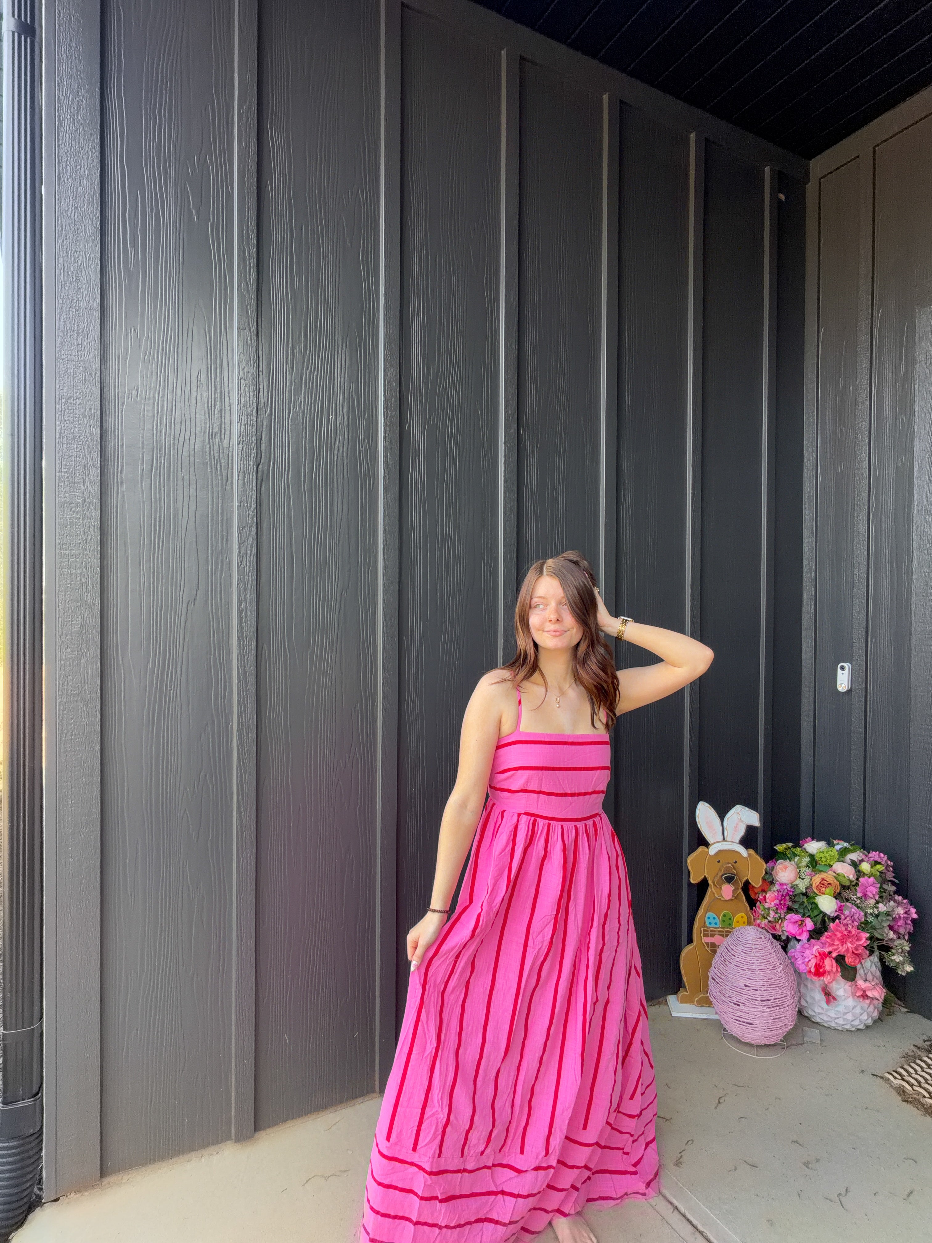 The Amalfi Stripe Maxi